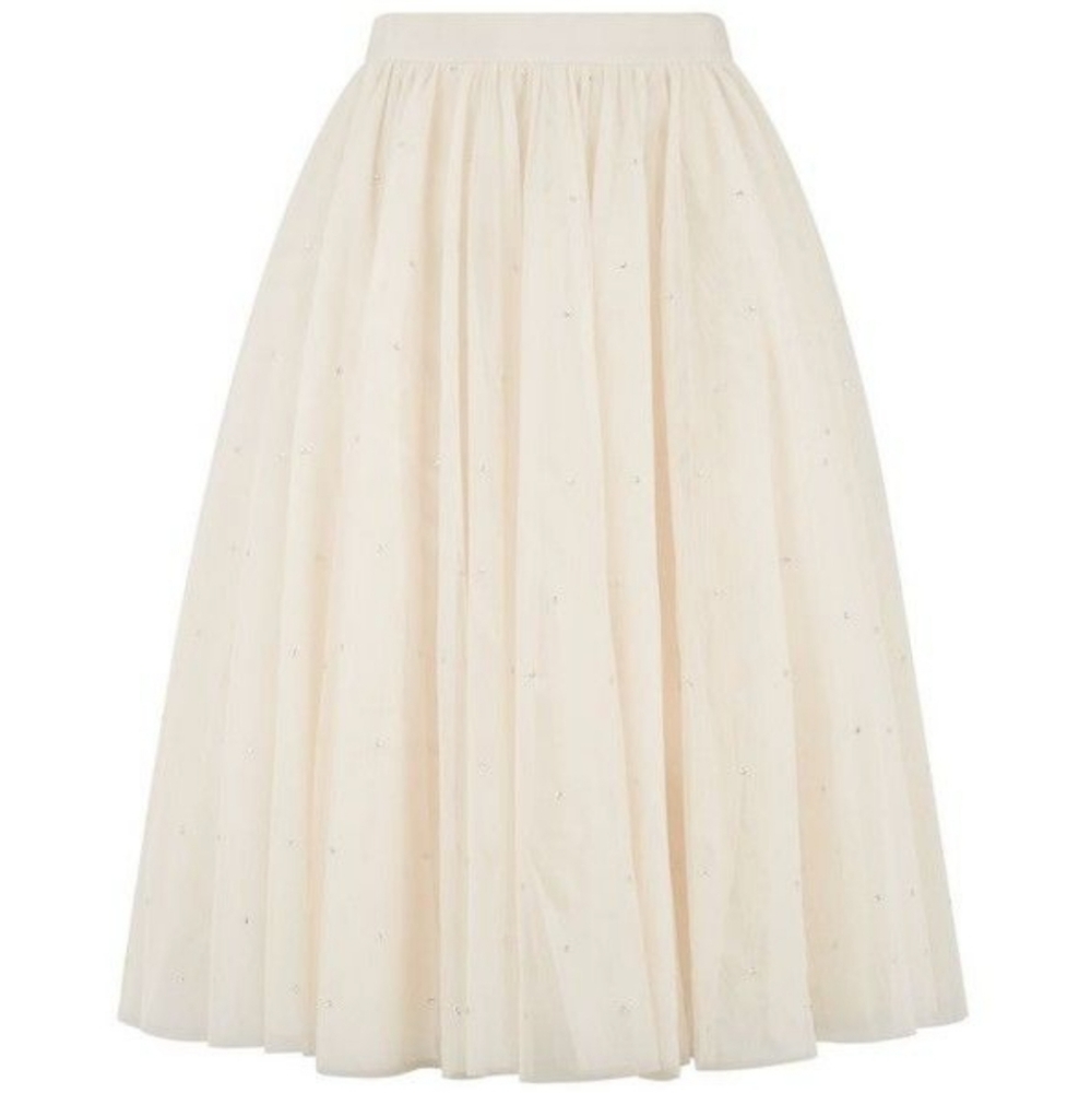 🍒NWT🍒 TED BAKER LANGLEY GLITTERING TULLE SKIRT